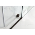 thumbnail image 6 of Aston SDR984EZ-NBR-72-10 Coraline 76" High X 72" Wide Sliding Frameless Shower Door -, 6 of 7