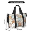 thumbnail image 2 of Rocae Lovely Bear for Travel Shoulder Bag Top Handle Handbag with Yoga Mat Buckle for Gym, Work, Travel, 2 of 7