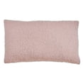 thumbnail image 3 of Fennco Styles Solid Faux Mohair Decorative Throw Pillow Cover 14" W x 23" L - Pink Soft Cushion Case for Home, Couch, Living Room, Bedroom and Office Décor, 3 of 4