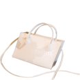 thumbnail image 3 of Sac Messager à une Épaule Monochrome pour Femmes, Décoration Texturée, Seau Carré, Sacs à Main, 3 of 4
