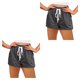 thumbnail image 3 of Guardurnaity Pantalones cortos Elástico Correr Entrenamiento Pantalones cortos Pantalones de chándal Ropa de verano Gris oscuro S 2piezas, 3 of 6