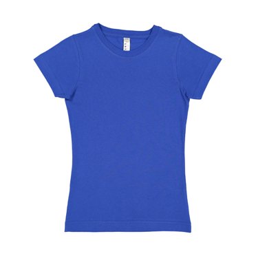 LAT Girl's Short Sleeve Fine Jersey Tee