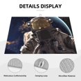 thumbnail image 3 of Yiaed Astronaut Print Highly Absorbent Microfiber Kitchen Counter Mat, Dish Drying Pad for Dishes, Utensils, Pots and Pans, Large 18" x 24", 3 of 7