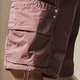 thumbnail image 5 of Jjayotai Mens George Shorts, Men's Casual Solid Color Drawstring Elastic Waist Breathable Shorts with Pocket, Shorts Men, 5 of 9