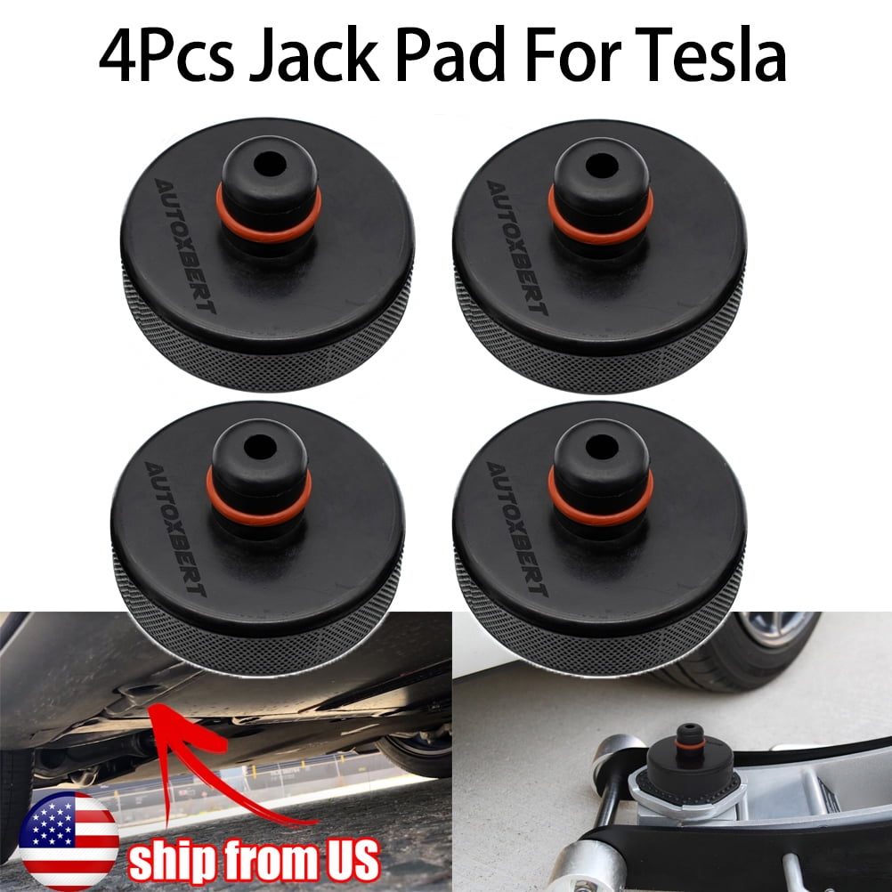 4PCS Universal Car Jack Pad for Tesla Model 3/Y/S/X, Tesla Jack Rubber Pad  for Floor Jack 