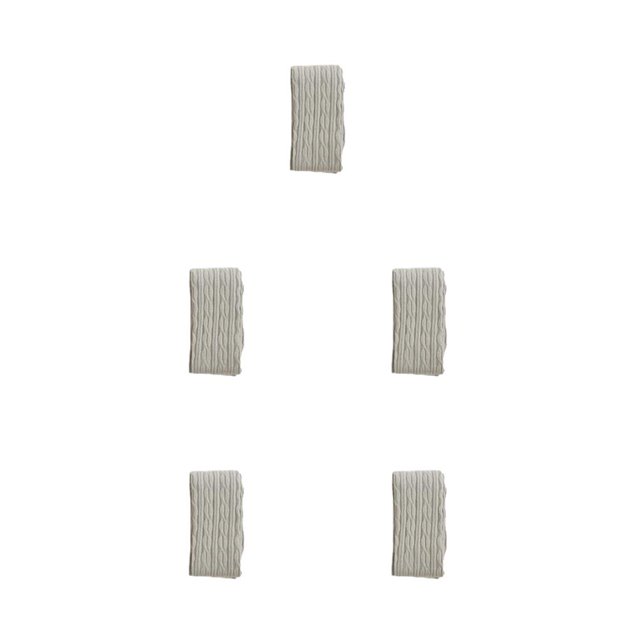 Calcetines altos Minnieouse 1 par algodón con flores de cáñamo Gris claro 5piezas