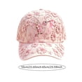 thumbnail image 2 of Limited Edition 2026 Garden Morning Baseball Cap, Cotton Hummingbird Flowers Hat, Lightweight Breathable Adjustable Baseball Hat, 2 of 6