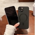 thumbnail image 4 of for iPhone 15 Case with Camera Lens Protector Compatible with Magsafe Wireless Charge Shockproof Protective Cute Slim Soft Silicone iPhone 15 Phone Case for Women Girls 6.1 Inch 2023 (Black), 4 of 9