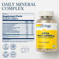 Solaray Mega Multi Mineral Capsules | Complete Complex Supplement | 200 ...