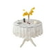 thumbnail image 4 of Mantel elegante Cateissary flor blanca 120 cm, 4 of 6