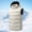 Khaki, variant on Purcolt Mens Big and Tall Hooded Puffer Vest Lightweight Full Zipper Loose Fit Quilted Padded Waistcoat Wind‑Resistant Layering Outerwear for Outdoor Travel Work