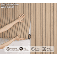 thumbnail image 4 of Peel and Stick 3D PVC Slat Wall Panels, 112"x16" Self-Adhesive Faux Wood Grain Wallpaper Panel,  Wall Décor for Accent Walls in Bedroom, Living Room, Office, Dining Room(Light Oak, 12.4 sq.ft), 4 of 9