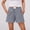 🔥 Navy_New, variant on Gifts Dianli Checkered Shorts Buttoned Women's Checkered Elastic Waist Pocket Casual Pull On Shorts Breathable Summer Sleepwear Homewear Checkered Shorts
