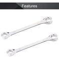 thumbnail image 3 of SLGHLSAHG Flare Nut Wrench, 15mm x 17mm Metric Double Open End, 2Pcs A9476, 3 of 8