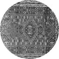 thumbnail image 1 of Ahgly Company Indoor Round Persian Gray Traditional Area Rugs, 4' Round, 1 of 1