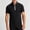 Black-A, variant on Mens Ultra Soft Bamboo Viscose Zipper Polo Shirt Lightweight Cooling Short Sleeve Casual Collared Golf Shirt Big & Tall Size M-5XL Black-A