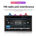 thumbnail image 4 of Riwesomey Reproductor de vídeo y música MP5 para coche, USB Dual, WiFi, compatible con Bluetooth, pantalla Digital manos libres 4,0, Control táctil de Trazadores de navegación Riwesomey VI016954-00B, 4 of 6