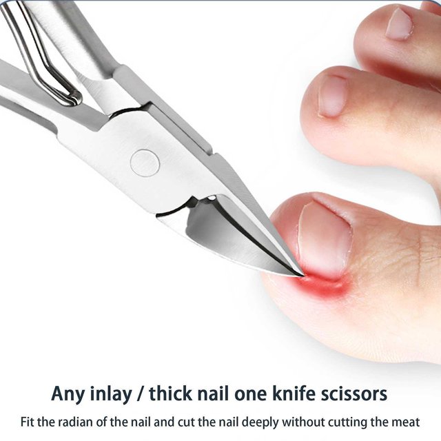 Pinza profesional para u?as de los pies, cortador grueso y resistente, podología, podología. (negro) 1 Uds. ShuxiuWang 8390612234477