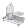 thumbnail image 3 of Stgfyxgs Makeup Brush Holder Rotatable Skincare Organizer Dustproof 360 degree Rotatable Cosmetics Holders for Dorm Countertop Beauty Supplies double rotation, 3 of 9