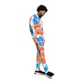 thumbnail image 4 of G-Style USA Men's Tiger King Tracksuit Set - Zipper Jacket and Sweatpants ST872 - Sunset - X-Large, 4 of 8
