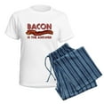 thumbnail image 5 of CafePress - Bacon Is The Answer Women's Light Pajamas - Women's Short Sleeve Print T-Shirt and Pants Light Cotton Pajama Set, 5 of 7
