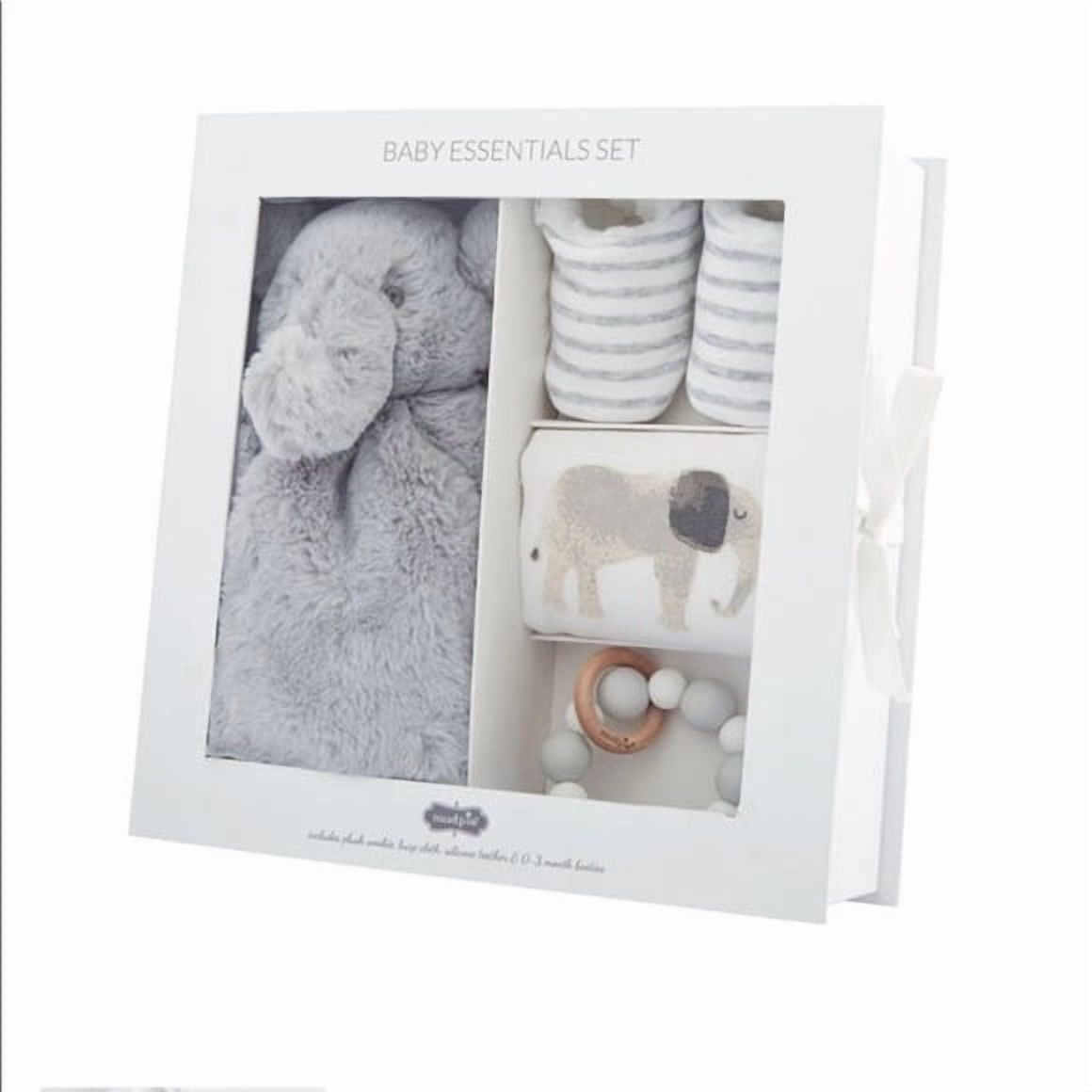 Mud Pie Elephant Baby Essentials Gift Set
