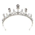 thumbnail image 3 of Wedding Crown For Bride Rhinestone Tiara Queen Crown Bridal Hair Accessories For Women Birthday Prom Pageant Party Headpiece, 3 of 3