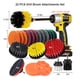 thumbnail image 5 of Juego de 22 cepillos para taladro - Kit de limpieza profesional con discos pulidores, esponjas y accesorios multiusos para autos y hogar (color amarillo), 5 of 6