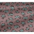 thumbnail image 4 of oneOone Cotton Jersey Dusty Rose Fabric Leaves & Floral Artistic Diy Clothing Quilting Fabric Print Fabric By Yard 58 Inch Wide, 4 of 4