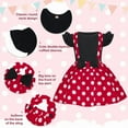 thumbnail image 3 of Jurebecia Mini Dress Girls Baby up Mouse Princess Dresses Toddler Cute Polka Dots Fancy Costume Kids Bowknot Tutu Disfraces Red 100 cm 2-3 Years, 3 of 16