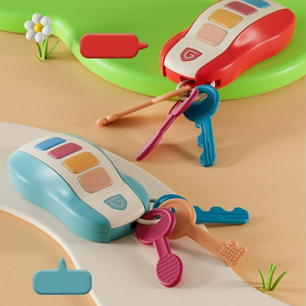 Juguete Musical Con Llave Remota Inteligente, Llaves De Coche Simuladas, Juguete Para Bebé, Llave Inteligente, Control Remoto Del Coche, Musical Para Niños, Juguetes Educativos