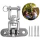 thumbnail image 4 of Hebilla Para Silla Colgante, Gancho Para Hamaca De Acero Inoxidable 304, Base Más Gruesa De Alta Resistencia Para Columpios Al Aire Libre Sillas Colgantes Gancho Para Saco De ANGGREK Otros, 4 of 8