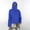 #1-Blue, variant on Balaclava Hoodie for Boys Girls Kids Windproof Ski Mask Hoodies Oversized Full Zip Sweatshirt Jacket with Pockets