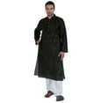 thumbnail image 5 of Atasi Ethnic Long Sleeves Kurta For Menâ€™s Printed Chinese Collar Mens Party Wear, 5 of 7