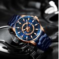 thumbnail image 6 of Curren Stainless Steel Men's Watch Fashion Design Quartz Wristwatch With Date Clock Male Reloj Hombre Watch Men - Quartz Wristwatches, 6 of 6