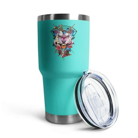 

Tiger Stainless Steel Tumbler 30 Oz Coffee Travel Cup Vacuum Insulated & Double Wall with Leakproof Sliding Lid | Great for Hot Drinks and Cold Beverages