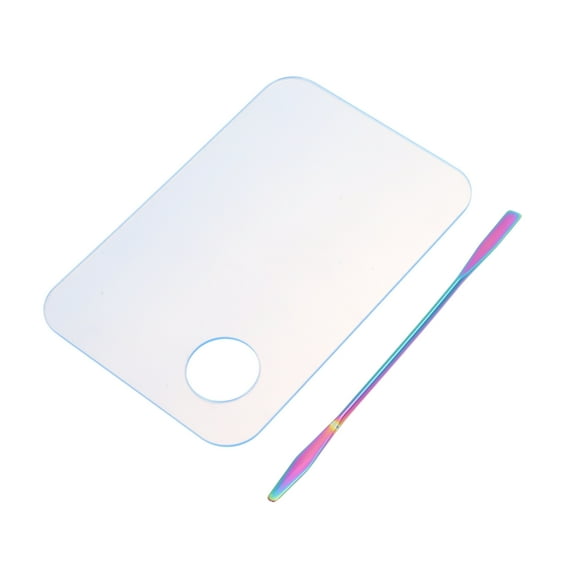 1 Set Portable Square Nail Art Palette Multicolor