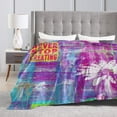 thumbnail image 6 of Urban Graffiti Wall Art Throw Blanket, Anti-Pilling Ultra-Soft Micro Fleece Cover Blanket for Bed Sofa, for All Seasons, 50"x40", 6 of 9