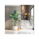 thumbnail image 2 of 6ft/7ft bird of paradise artificial plant con permanent flower: fake palm tree para indoor y outdoor moderno decor, ideal para housewarming gift con 17(20) trunks y faux leaves, 2 of 7