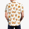 thumbnail image 6 of Wukai Squirrel Playing Men’s Polo Shirts,Quick-Dry Athletic Shirt,Classic Fit Shirts-Large, 6 of 8
