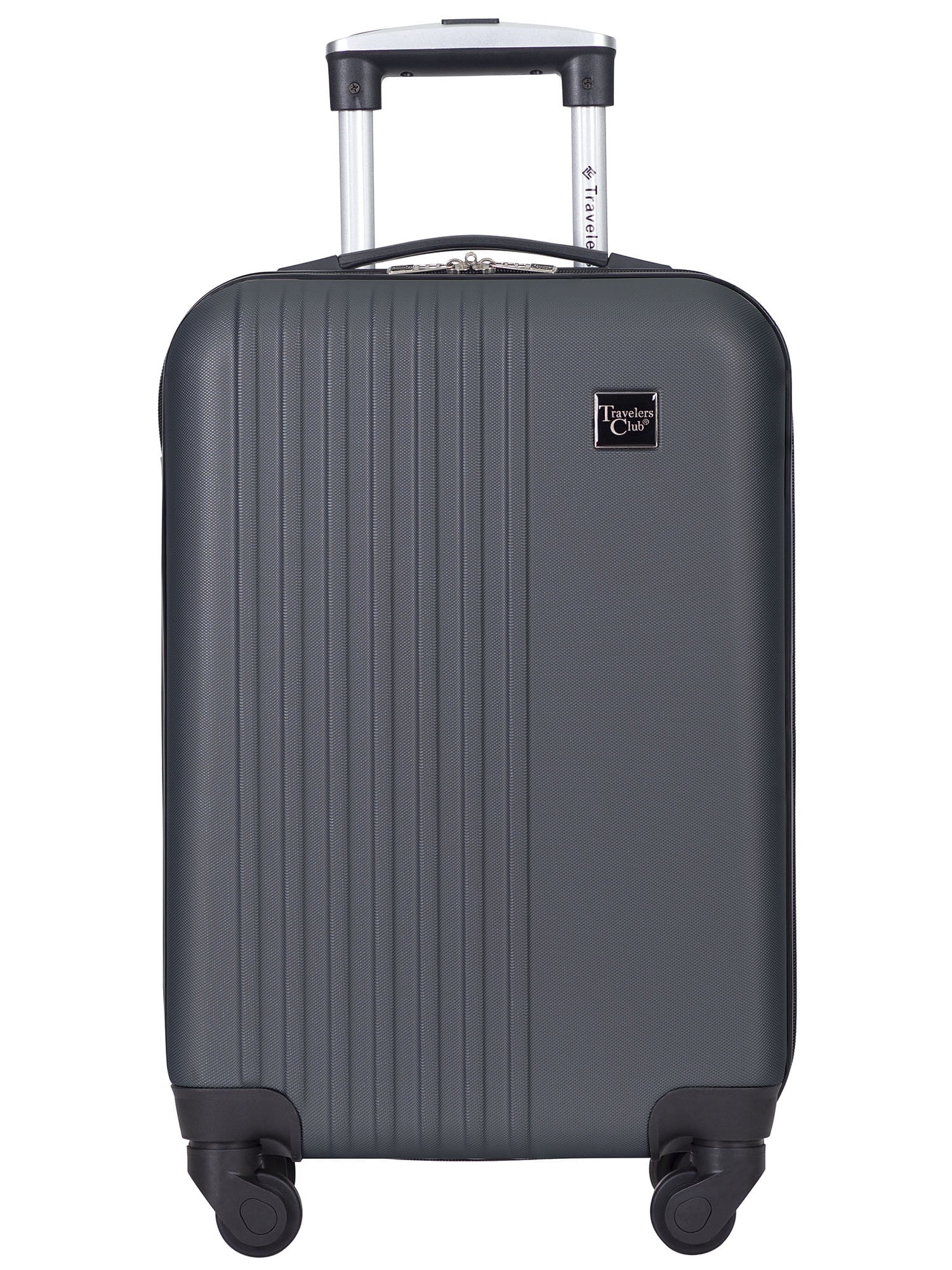 Travelers Club 20" Spinner Rolling Carryon Gray