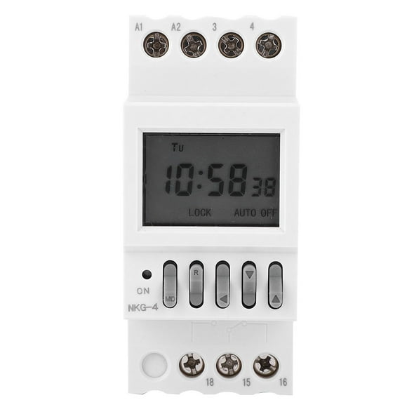 Programmable Timer Switch,NKG-4 Programmable Timer Switch Timing Switch Time Switch Crafted with Care