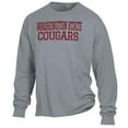 thumbnail image 2 of Men's ComfortWash Gray Washington State Cougars Long Sleeve T-Shirt, 2 of 3