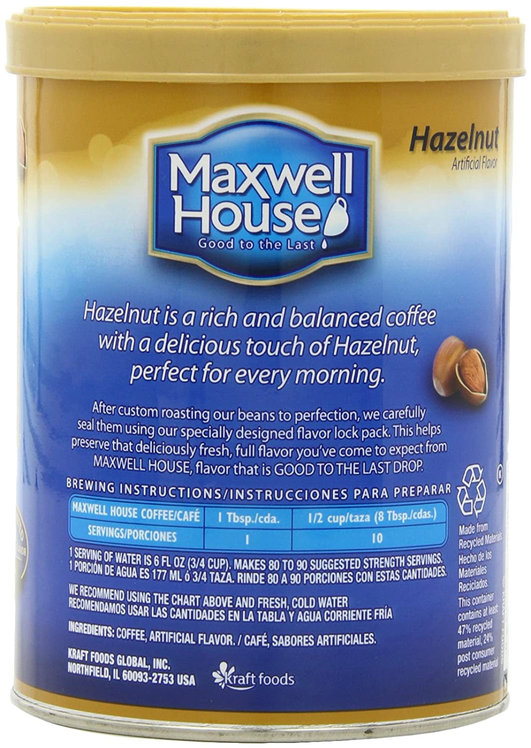 maxwell house hazelnut