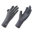 thumbnail image 2 of harayaa Sun Protection Gloves for Women Cooling Sun Gloves for Outdoor Fishing Beach Dark Gray, 2 of 9