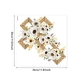 thumbnail image 3 of Pegatinas decorativas de Pascua para ventanas | Calcomanías navideñas con flores botánicas para vidrio, refrigerador y paredes | Decoración reutilizable para el hogar con motivo del Festival de, 3 of 6