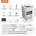 thumbnail image 6 of VEVOR Chamber Sealer (600W) - Wet & Dry Food, Compact, 15.7" Seal Length, 6 of 12