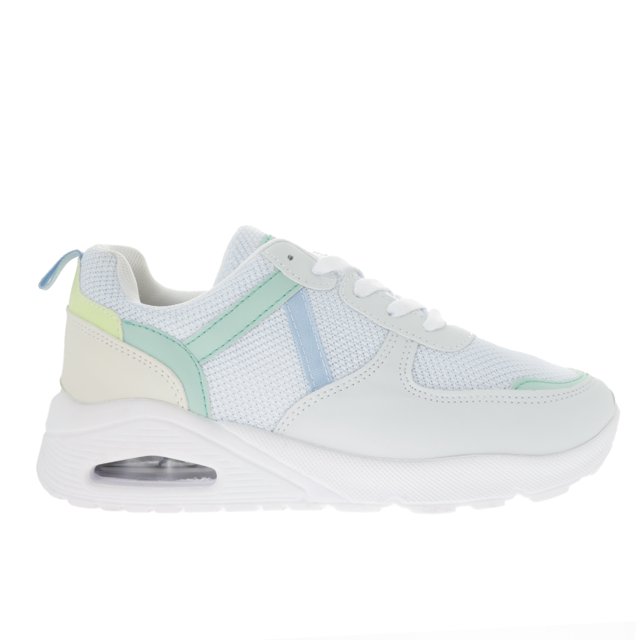 Tenis color menta con detalles de colores pastel 27.0 Dorothy Gaynor Tenis color menta con detalles de colores pastel 27.0