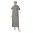 thumbnail image 2 of Dark Gray - Modest Dress - Refka, 2 of 5