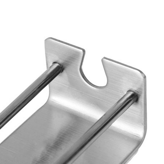 Wall Mounted Toothbrush Holder 304 Stainless Steel Bathroom Organizer with Self- Backing, Silver 3.8x8cm Toothbrush and Toothpaste Storage Rack, Easy Installation No Drilling Required